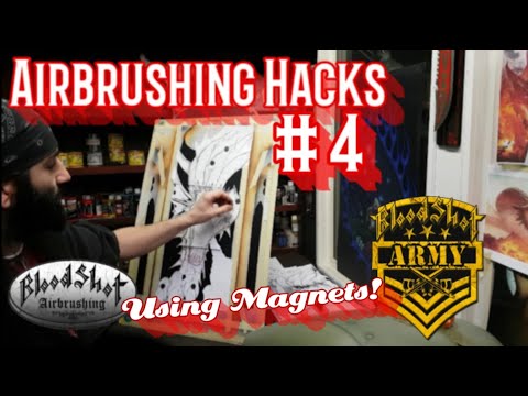 Cheap Effective Airbrushing Hacks #4 Magnets