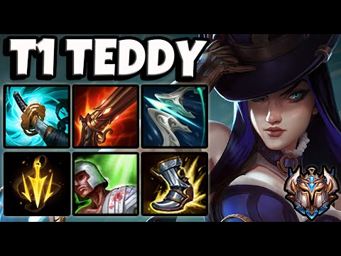 T1 Teddy CAITLYN ADC vs KAISA - Patch 11.9 Ranked Korea ✅