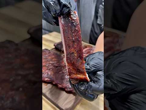 Tender and Juicy Smoked BBQ Ribs! #recipe #cooking #ribs #bbq #bbqribs #smokedribs