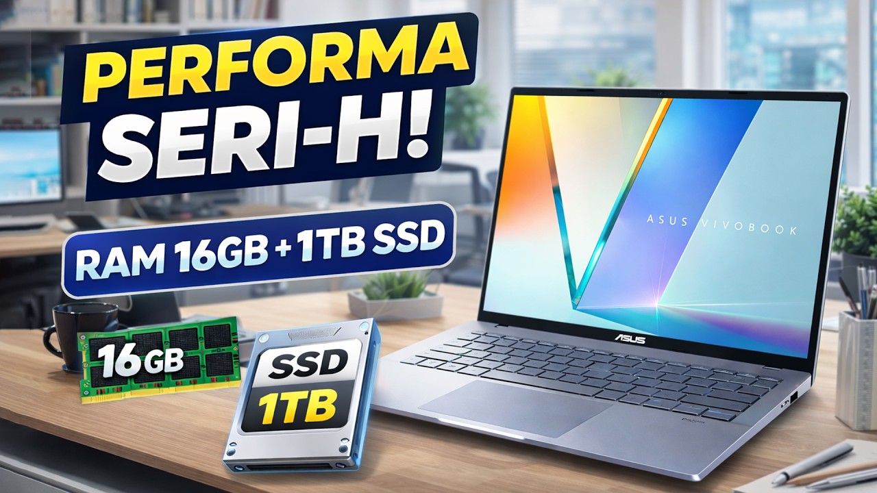 Gila… Laptop Tipis Ini Pakai Prosesor H-Series! Review ASUS Vivobook S14 S3407VA