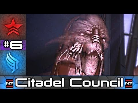 Mass Effect Story: Citadel Council - Saren's Trial & Meeting Garrus | Paragon Walkthrough #6