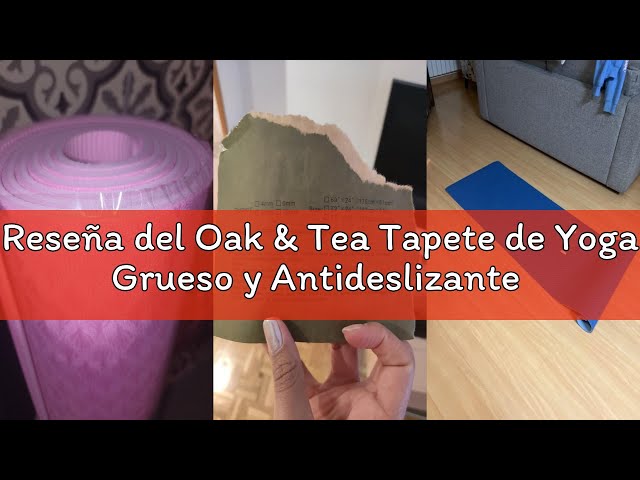 Vídeo relacionado con Oak & Tea Tapete de Yoga Grueso y Antideslizante Para, Esterillas de Ejercicio Para Gimnasio En Casa Con Correa de Transporte, Tpe EcolóGico Para Yoga, MeditacióN, Pilates, 183 * 61 * 0,6 Cm