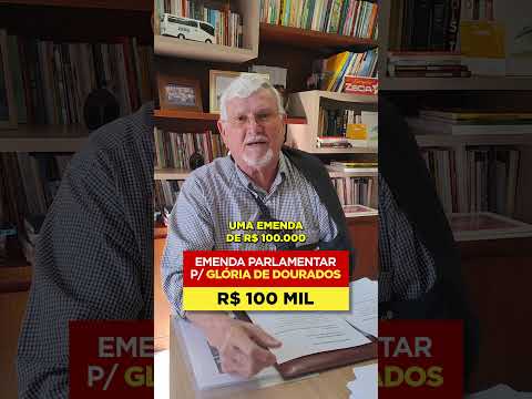 Recursos do nosso mandato pra saúde pública de Glória de Dourados (MS)