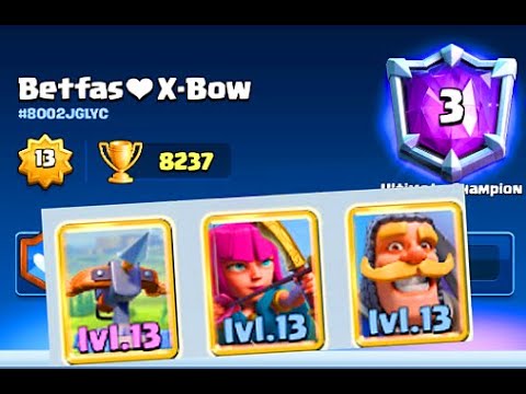 Betfas❤X-Bow 3.0 xbow cycle gameplays👈 best xbow deck Clash Royale