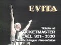 Evita Ticketmaster Retro Television Commercial Circa 1993