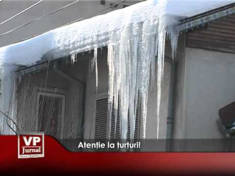 Atenţie la ţurţuri!