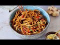 Asian Vegetable Stir Fry Noodles The Ultimate Vegan Lo Mein