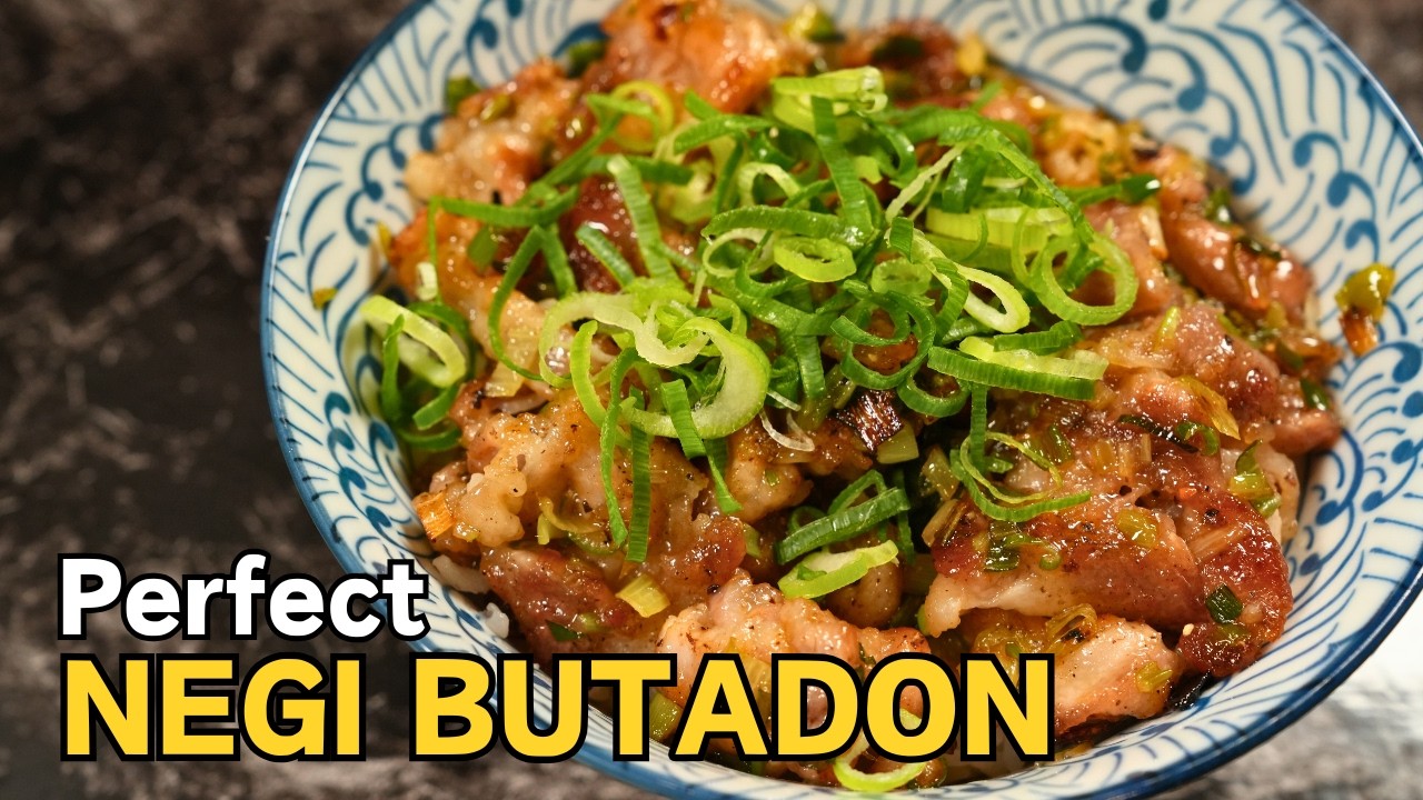 Make Perfect Negi Butadon in 10 Minutes at Home! As Seen on Yoshinoya's Menu!