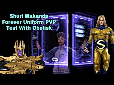 Shuri Wakanda Forever Uniform PVP Test With Obelisk - Marvel Future Fight