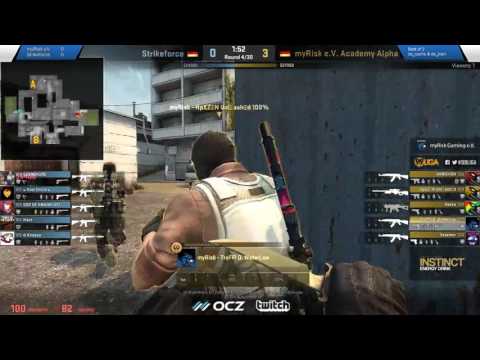 myRisk eV Academy Alpha vs. Strikeforce - 99Damage Liga S5 Div 4.26 - Map 1: de_cache