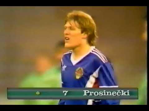 1992 UEFA Euro Qualifiers   Yugoslavia vs  Northern Ireland