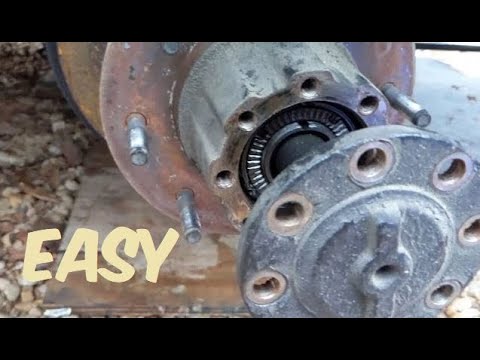 Rear Axle Bearing Replacement in 3 Mins - Dana 80 Rear End - 2007 Ford F350 6.0L Diesel DRW