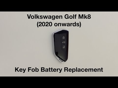 VW Golf Mk8 (2020 onwards) Key Fob Battery Replacement