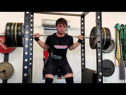 195KG Squat X3 PR 15 Years old +5kg last week same RPE