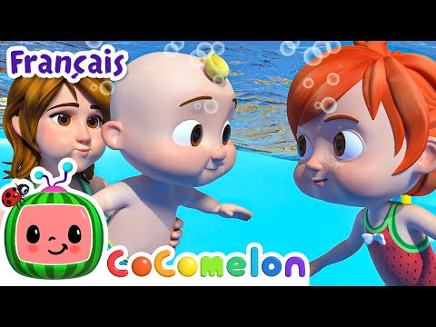 La chanson pour nager | | CoComelon en Français | Chansons pour bébés