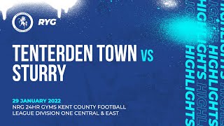 Tenterden Town vs Sturry Match Highlights 29/01/2022