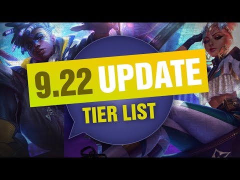UPDATED Mobalytics Patch 9.22 Tier List New OP Champions and Q&A - League of Legends