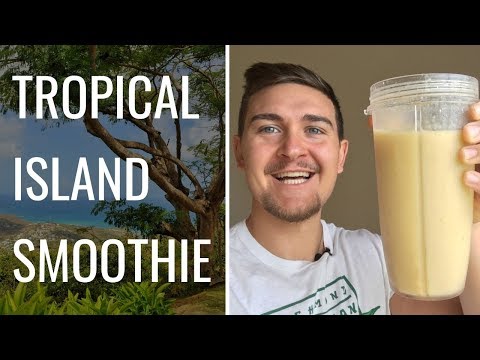 Tropical Island Smoothie (Vegan, WFPB)