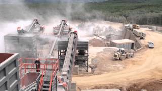 800 ton saat kapasiteli Kırma eleme tesisi Gayret