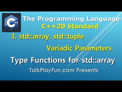 058 - std::array, std::tuple, std::apply and Variadic Template Parameter Pack 3