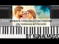 BEWAFA THERA MASOOM CHEHRA BY KUNALMUSIC YAMAHA KEYBOARD TUTORIAL WITH NOTES