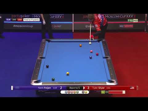Tyler Styer Mosconi Cup 2018 Highlights