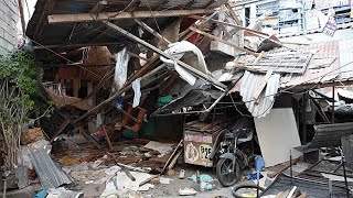 Terremoto en Filipinas: los vecinos retiran escombros y temen nuevas réplicas