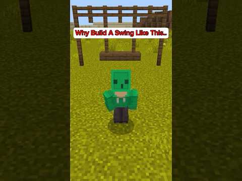 EPIC SWING BUILD HACK in Minecraft!! 😱