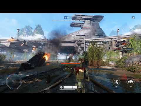 Attacking Kashyyyk - Star Wars Battlefront 2