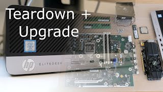 HP EliteDesk 800 G3 SFF - Teardown, re-assembly and upgrade