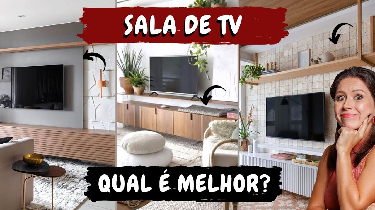 TV NA PAREDE, NO PAINEL OU NO RACK? QUAL É MELHOR?