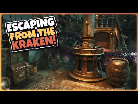 Escaping the Kraken in this Co-op Escape Room!