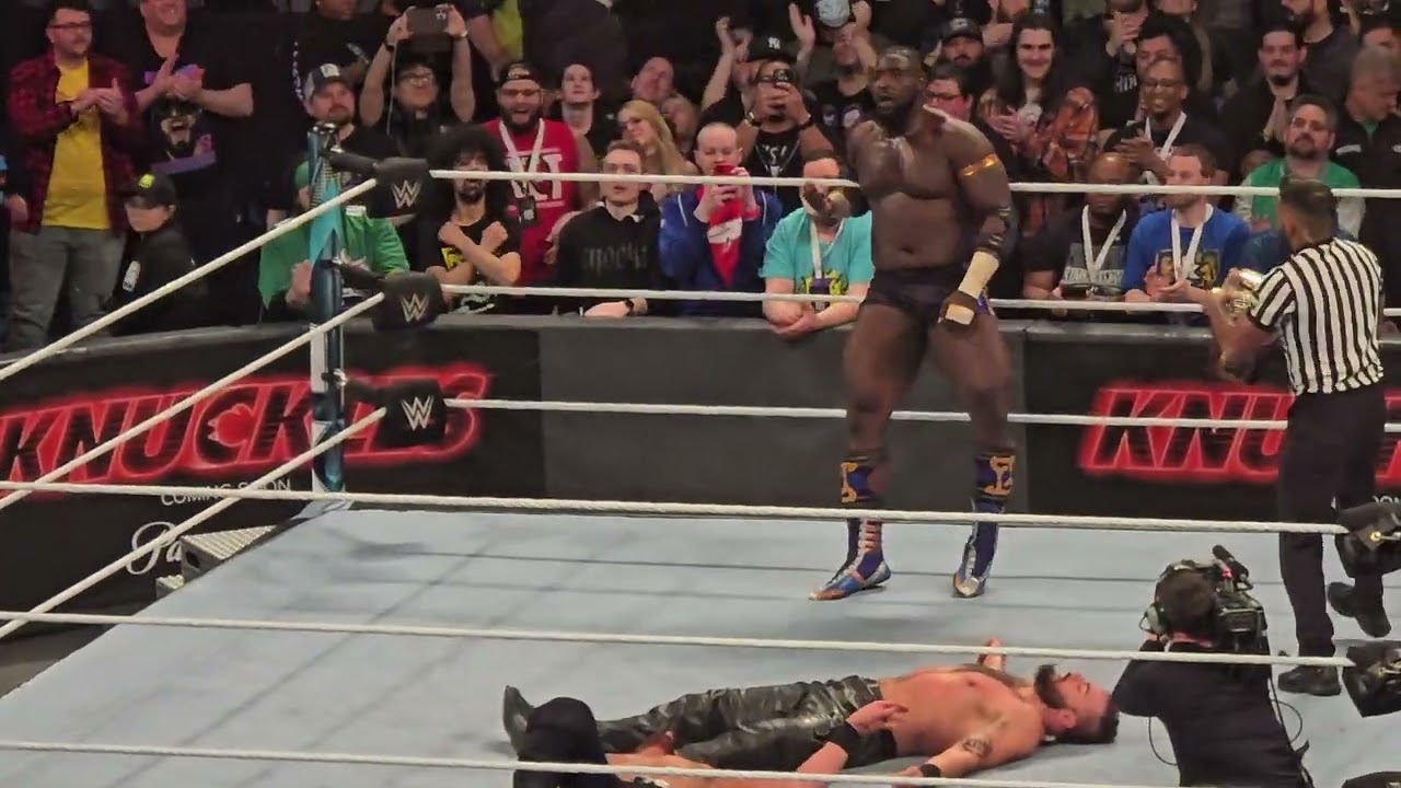 NXT Stand and Deliver 2024- Oba Femi vs. Dijak vs. Josh Briggs Ending #WWE #WWENXT #StandAndDeliver