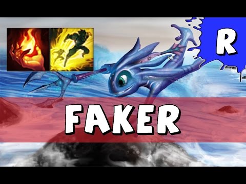SKT T1 Faker as Fizz vs Corki MID - S6 Challenger SoloQ - League of Legends