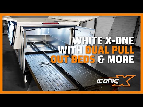 White X-ONE Truck Pack with DUAL PULL OUT BEDS!