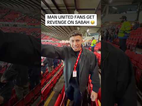 WHO IS CELEBRATING NOW?! 🤣🔴 #manchesterunited #championsleague #sabah #football #ucl