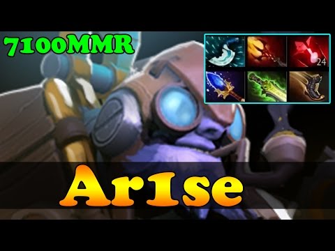 Ar1se 7100 MMR Plays Tinker Vol 1 - Ranked Match Gameplay!