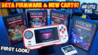 Play Atari Lynx On The Evercade Retro Handheld! New Cart & Beta Firmware First Look!