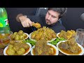 ASMR; Eating Spicy Chicken Biryani+Spicy Eggs Curry+Spicy Beef Curry+Extra Gravy || Real Mukbang