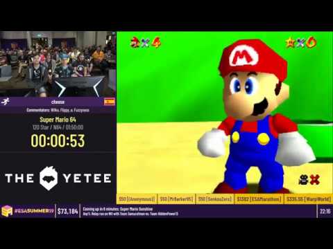 ESA Summer 2019: SM64 120 Star Speedrun