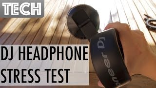 Video thumbnail for Destroying DJ Headphones - PIONEER DJ HDJ-X10 by DJ Ravine