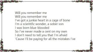 Jann Arden - Will You Remember Me Lyrics