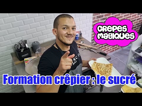 Crêpier de formação (1/2): les crepes sucrées
