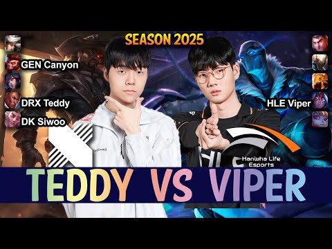 HLE Viper vs DRX Teddy - Viper VARUS vs Teddy LUCIAN ADC - Patch 25.10 KR Ranked | lolrec
