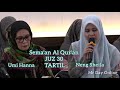 Juz 30 Bu Nyai Hanna Dan Ning Sheila Lirboyo