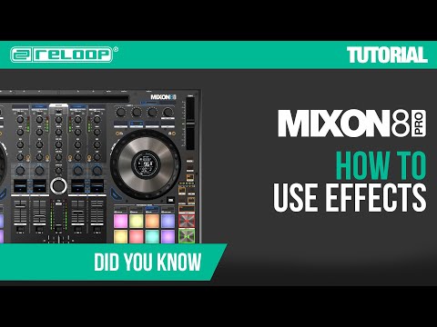 Mixon 8 Pro - How to use Effects I Did You Know? (Tutorial)