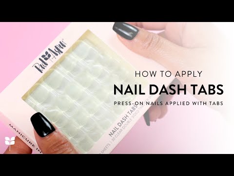 How to Apply Press-On Nails With Nail Dash Tabs | Red Aspen