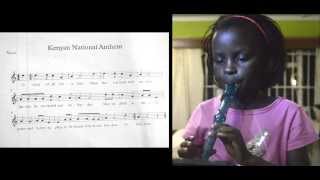 Caleo Plays Kenyan National Anthem on Recorder
