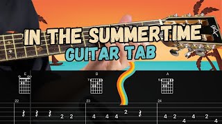 In The Summertime - Mungo Jerry. Easy Guitar Lesson with Tabs | Acoustic Guitar Cover