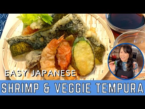 Easy Japanese Shrimp & Veggie Tempura at Home